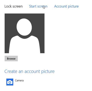 Windows 8 Account Picture